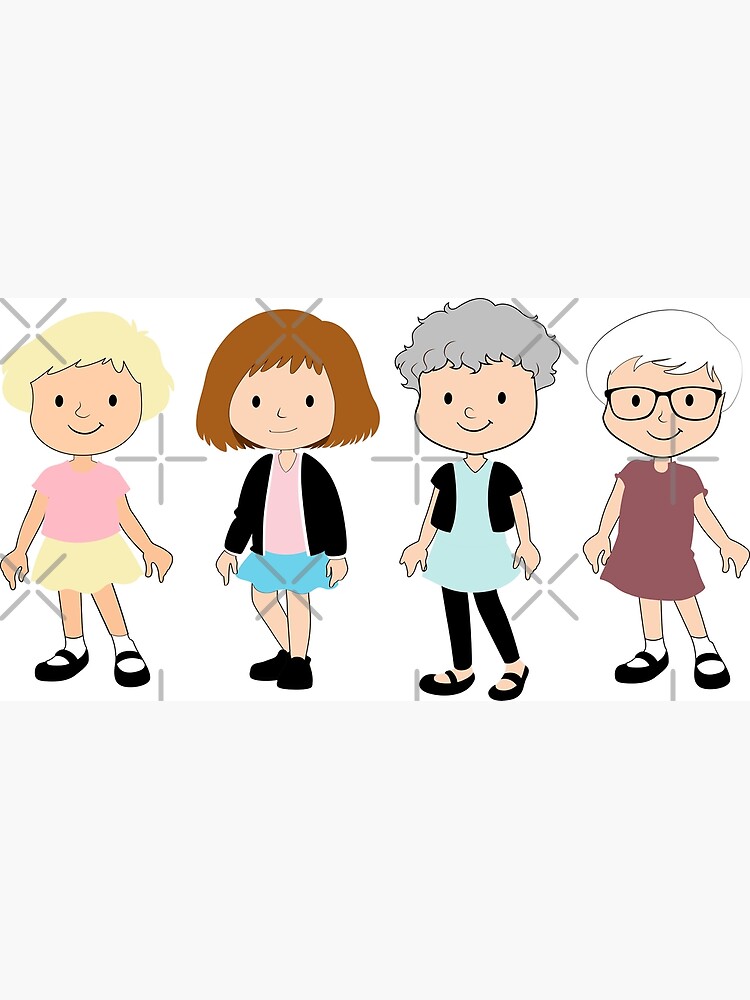 "The Golden Girls TV Rose Blanche Dorothy Sophia" Poster for