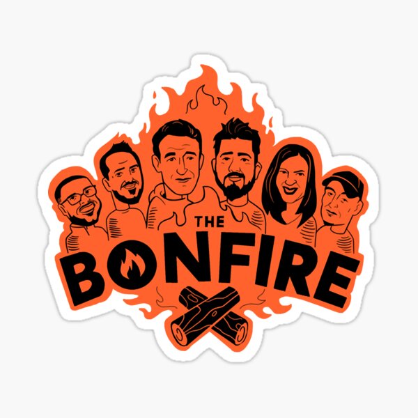 Item preview, The Bonfire Official Podcast logo Essential designed and sold by FranciscoLira.