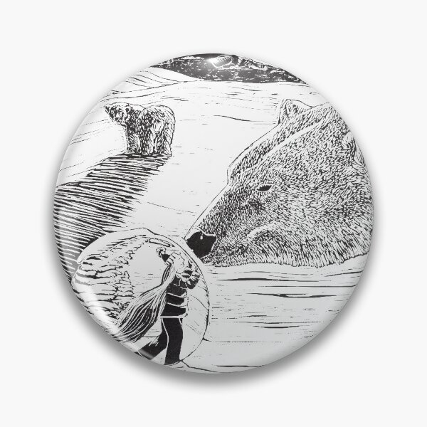 Item preview, Polar bear & snow globe designed and sold by Anna Bale.