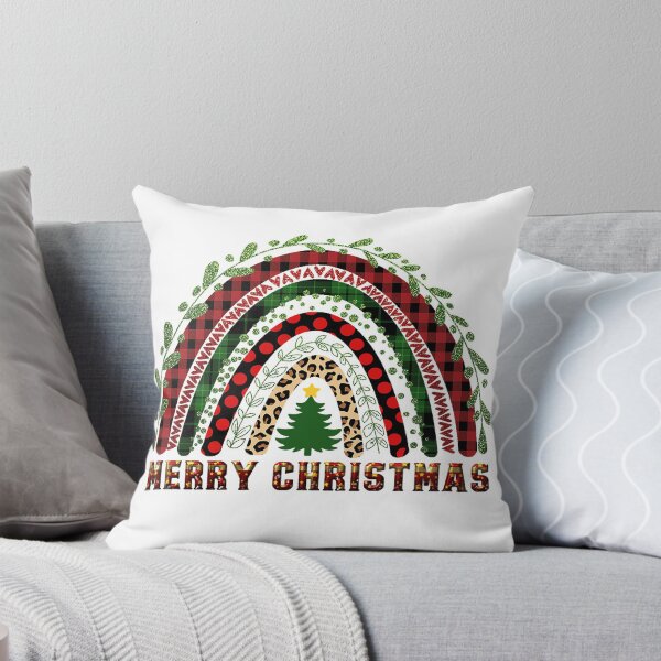 Item preview, Leopard Rainbow Merry Christmas designed and sold by Meggie179.