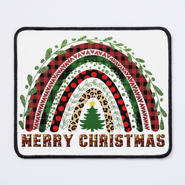 Item preview, Leopard Rainbow Merry Christmas designed and sold by Meggie179.