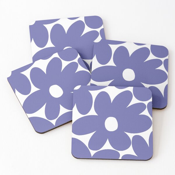 Item preview, Retro Daisy Flowers in Very Peri 1 designed and sold by Anita's & Bella's Art.