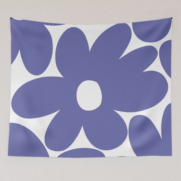 Item preview, Retro Daisy Flowers in Very Peri 1 designed and sold by Anita's & Bella's Art.