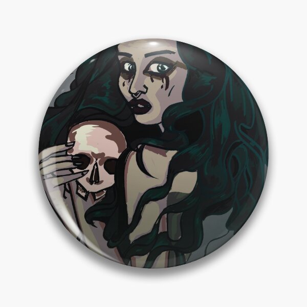 Item preview, Woman with a skull designed and sold by niklogus.