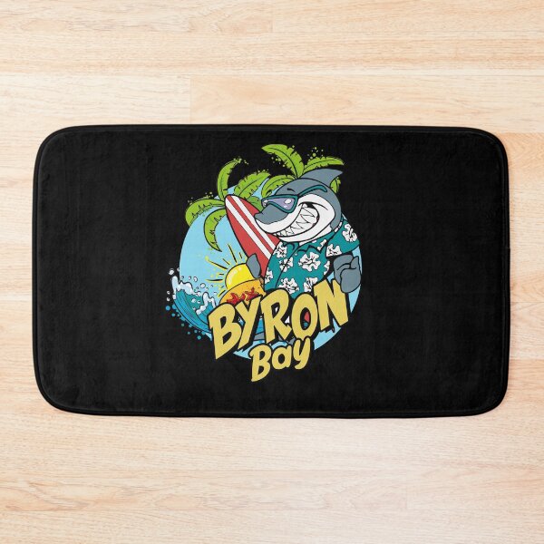 Item preview, Byron Bay surfing shark designed and sold by chrlalexandru.