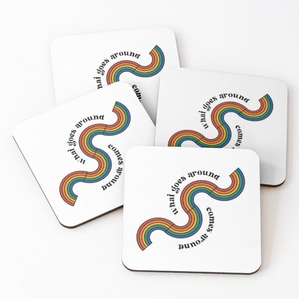 Item preview, What goes around comes around rainbow poster designed and sold by aidanaly.