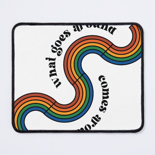 Item preview, What goes around comes around rainbow poster designed and sold by aidanaly.