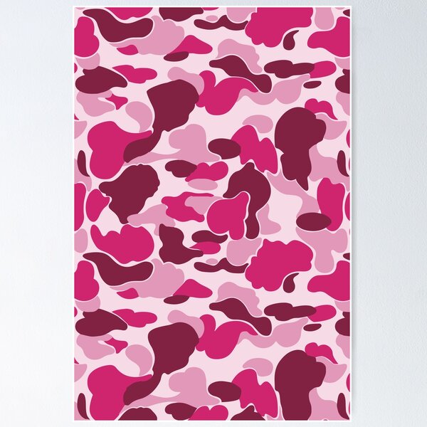 Pink bape print sale