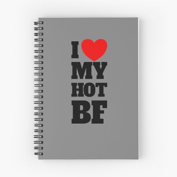 Item preview, I Love My Hot BF Red Heart I Love My Hot Boyfriend Gear designed and sold by DynamicDesign.