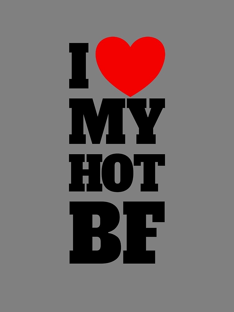 Thumbnail 3 von 3, Tuch, I Love My Hot BF Red Heart I Love My Hot Boyfriend Gear designt und verkauft von DynamicDesign.