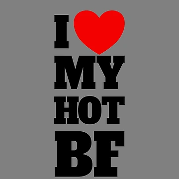 Aperçu de l'œuvre I Love My Hot BF Red Heart I Love My Hot Boyfriend Gear de DynamicDesign