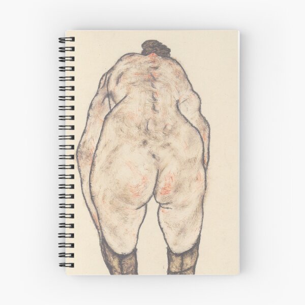 Item preview, EGON SCHIELE - Female back act 1917 designed and sold by artdesignco.