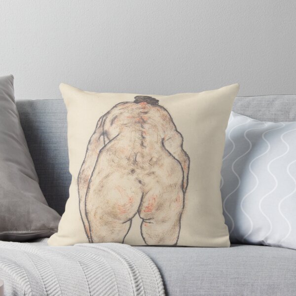 Item preview, EGON SCHIELE - Female back act 1917 designed and sold by artdesignco.