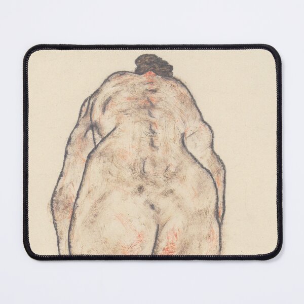 Item preview, EGON SCHIELE - Female back act 1917 designed and sold by artdesignco.