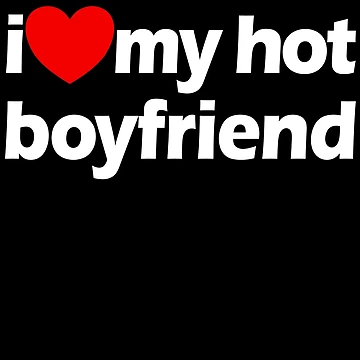 Imagen de la obra I Love My Hot Boyfriend Red Heart I Love My Hot Boyfriend Gear de DynamicDesign