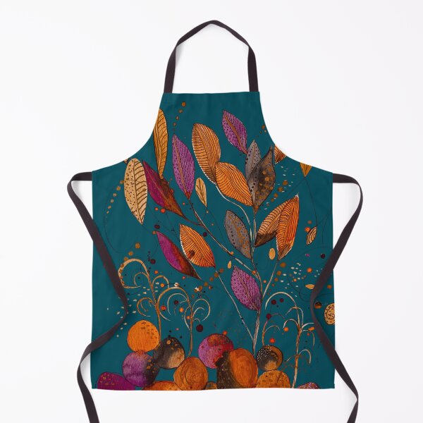 Item preview, Rocks and Leaves Teal designed and sold by Debrafarrellart.