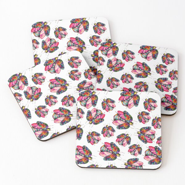 Item preview, Ladybug pattern, 100% handdrawn, suitable for kids, Canvas, Iphonecase, artboard print, duvet, covers, comforters, prints canvas, and blankets duvet designed and sold by SpiralStairShop.