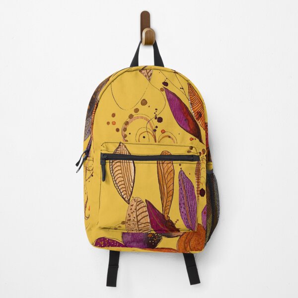 Item preview, Rocks and Leaves on Mustard designed and sold by Debrafarrellart.
