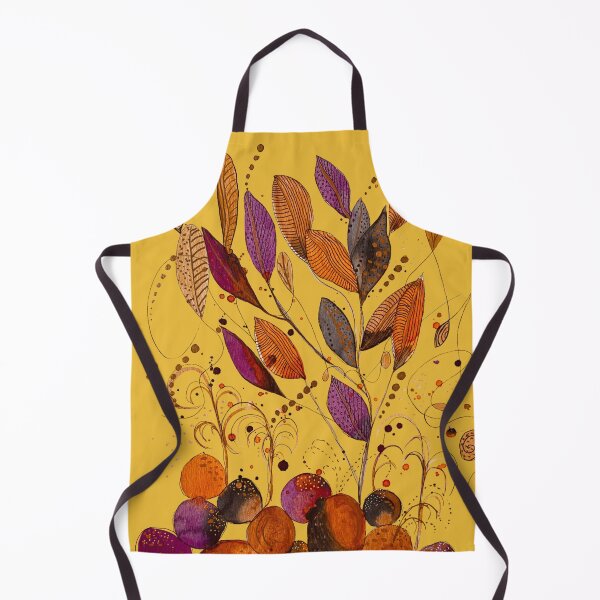 Item preview, Rocks and Leaves on Mustard designed and sold by Debrafarrellart.