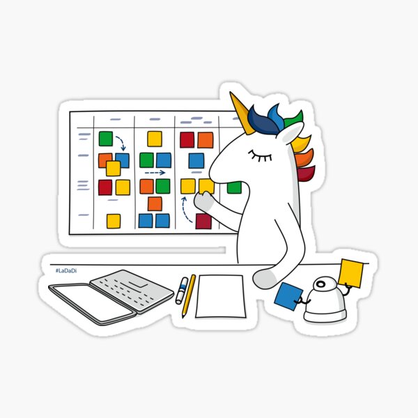 Projekt-Einhorn Sticker