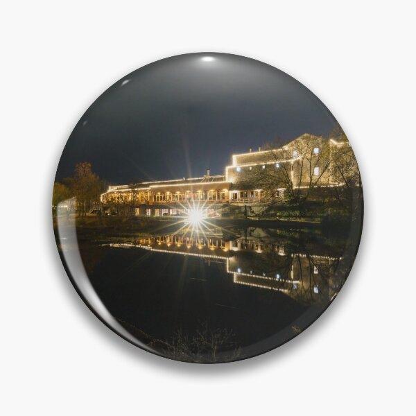 Item preview, Back Of Restored Ozark Mill At Night designed and sold by mljdwhite.
