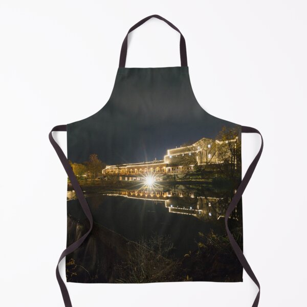 Item preview, Back Of Restored Ozark Mill At Night designed and sold by mljdwhite.