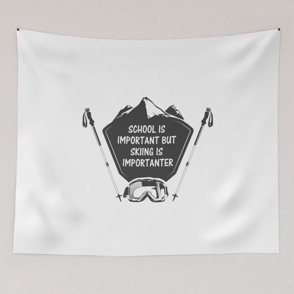Item preview, School Is Important But Skiing Is Importanter designed and sold by Simo200.