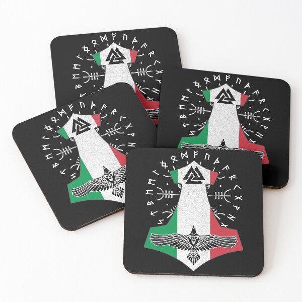 Item preview, Viking Italian Flag Viking Thor Runes Italian Vikings designed and sold by Bommer20.