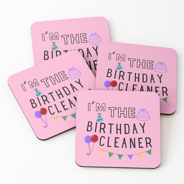 Item preview, I'm The Birthday Cleaner Funny Cleaning Lady Housekeeper designed and sold by SavvyCleaner.