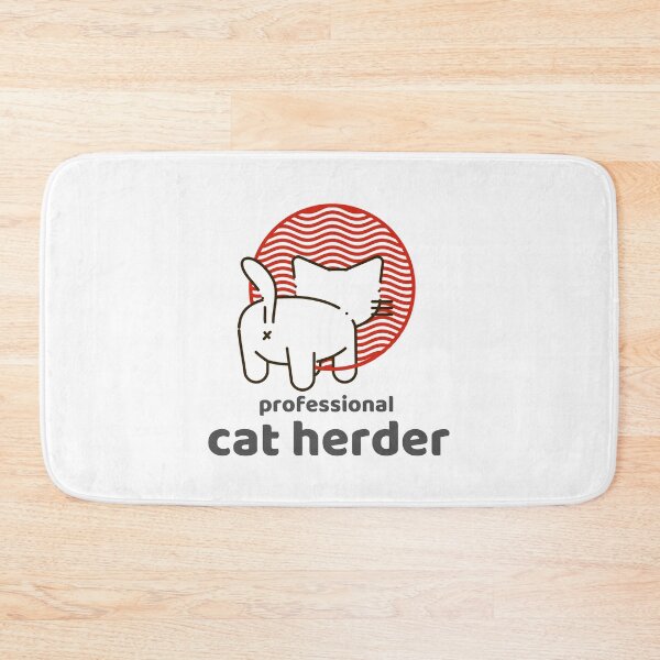 Item preview, Professional Cat Herder, Funny Cat designed and sold by SoonSeen.