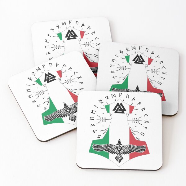 Item preview, Viking Italian Flag Vikings Thor Runes Italian Vikings designed and sold by Bommer20.