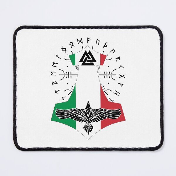 Item preview, Viking Italian Flag Vikings Thor Runes Italian Vikings designed and sold by Bommer20.