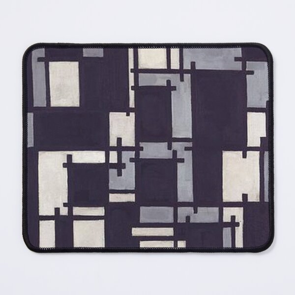Item preview, Abstract grey grid- composition by Theo Van Doesburg designed and sold by Byfab.