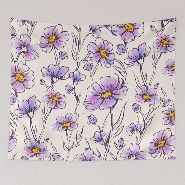 Item preview, Flowers, floral patterns, wildflowers designed and sold by DerSenat.