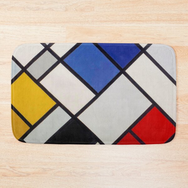 Item preview, Abstract colored grid- composition by Theo Van Doesburg designed and sold by Byfab.