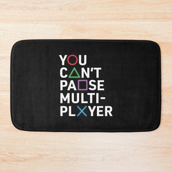Item preview, Can't Pause Multiplayer (Black) designed and sold by Avesix-.