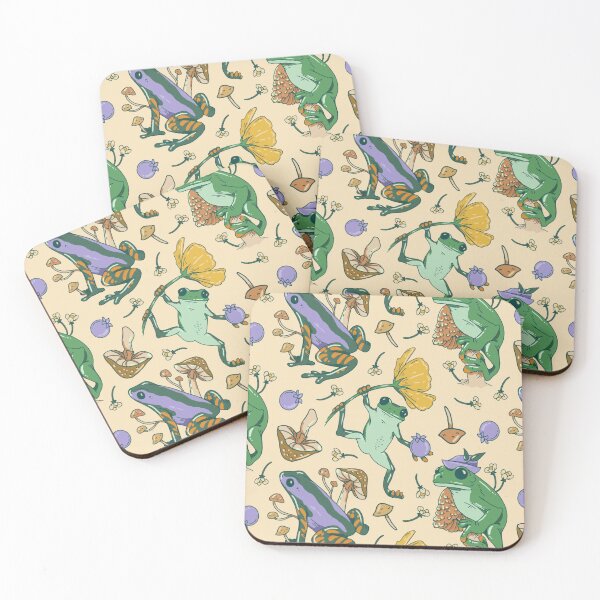Item preview, Frogs mushrooms designed and sold by DerSenat.