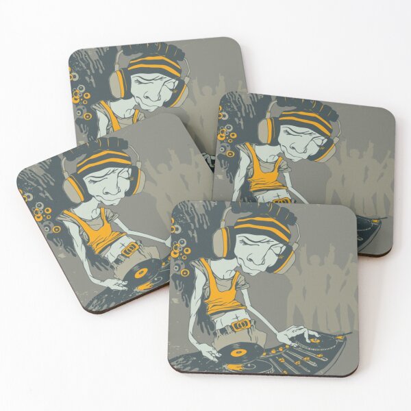 Item preview, Sleepy DJ print designed and sold by Anamika Mehta.