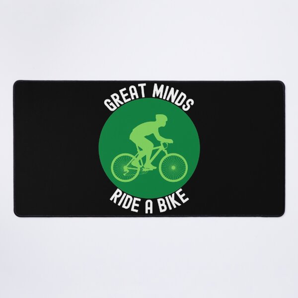 Item preview, Great Minds Ride A Bike - White and Green Sticker designed and sold by andrei49387.