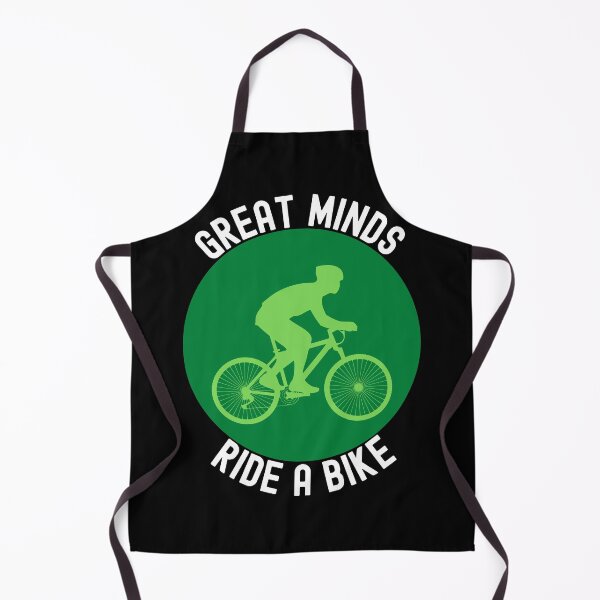 Item preview, Great Minds Ride A Bike - White and Green Sticker designed and sold by andrei49387.
