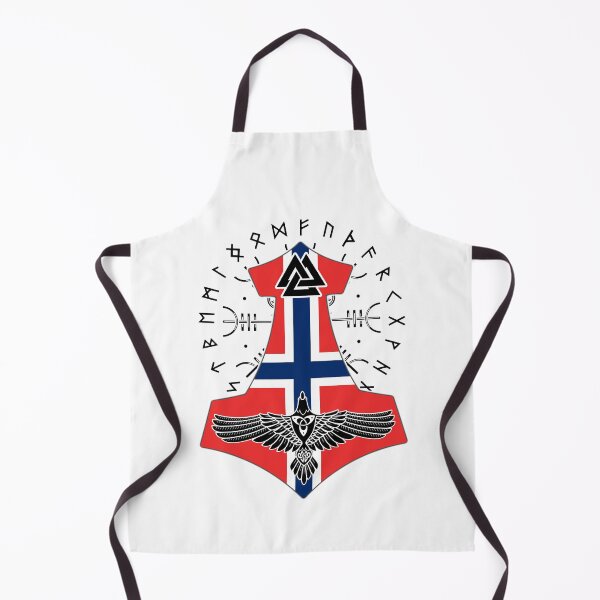 Item preview, Viking Norwegian Flag Vikings Thor Runes Norwegian Vikings designed and sold by Bommer20.