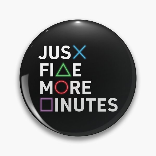 Item preview, Just Five More Minutes (Black) designed and sold by Avesix-.