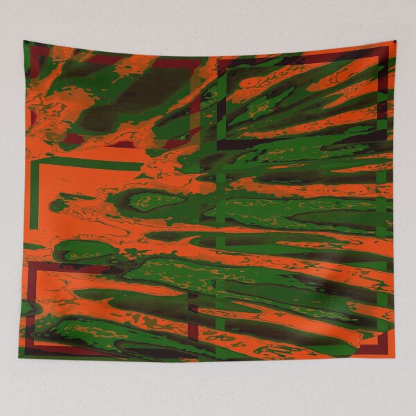Item preview, Orange/Green collage designed and sold by Ellen Turner.