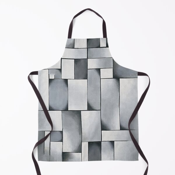 Item preview, Abstract grey grid- composition by Theo Van Doesburg designed and sold by Byfab.