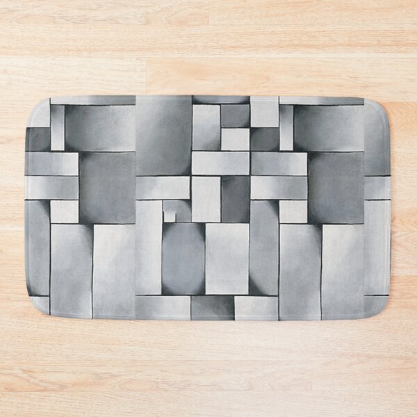 Item preview, Abstract grey grid- composition by Theo Van Doesburg designed and sold by Byfab.