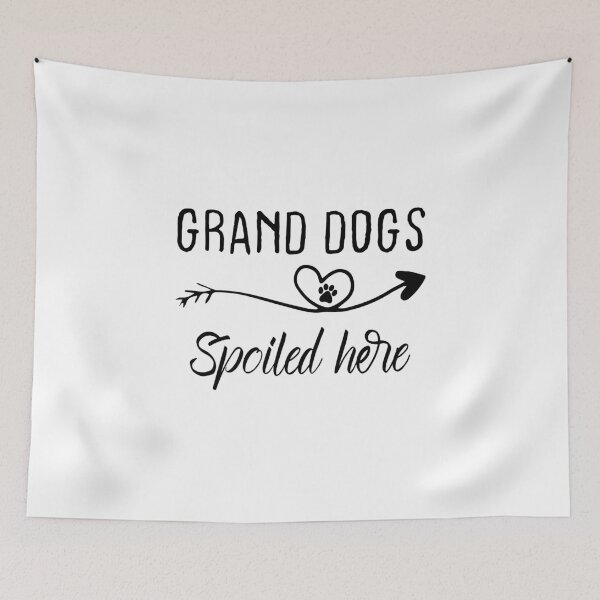 Item preview, Grand Dogs Spoiled here, grandparents gift, christmas birthday mothers fathers day designed and sold by Beinfashion.