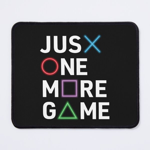Item preview, Just One More Game (Black) designed and sold by Avesix-.