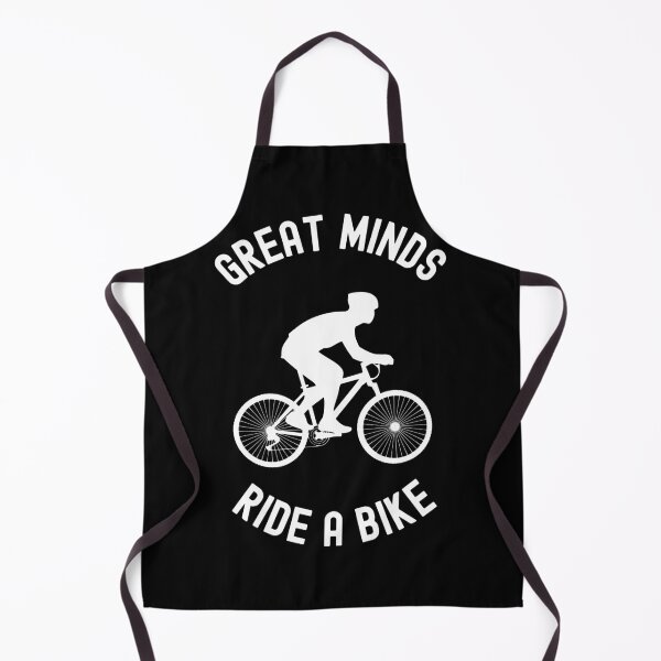 Item preview, Great Minds Ride A Bike - White and Black Sticker designed and sold by andrei49387.