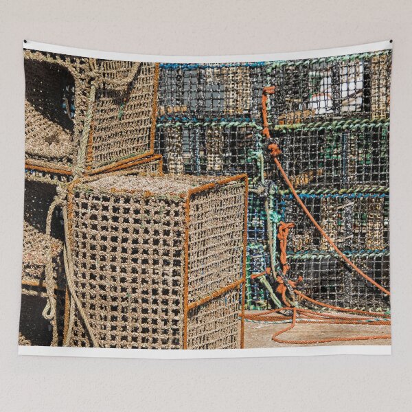 Item preview, Lobster Traps In Cascais ©   designed and sold by © Hany G. Jadaa © Prince John Photography.