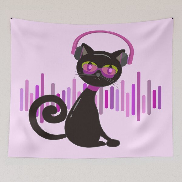 Item preview, Scratchy - The DJ cat designed and sold by Polyxz.